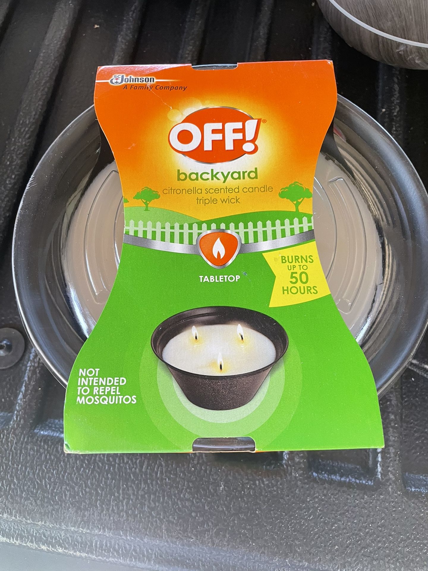 OFF! Triple Wick Scented Citronella Candle Bucket, 23 oz, 1 Count