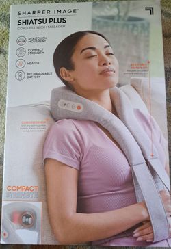 BRAND NEW - Sharper Image RealTouch Shiatsu Plus Cordless Neck Massager