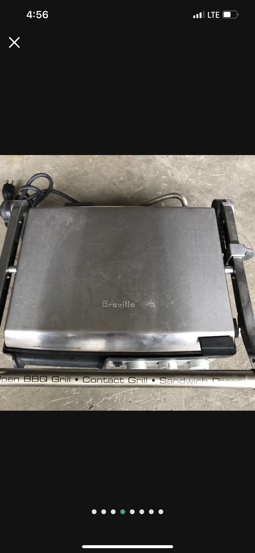 breville Indoor BBQ And Sandwish Grill