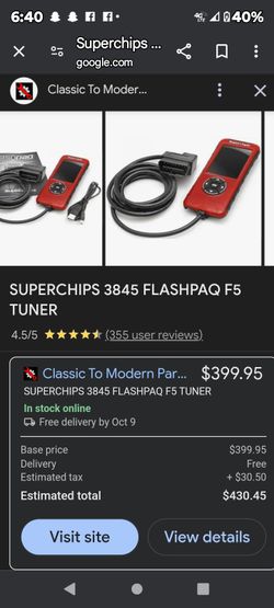 Super Chips Flashpaq Tuner