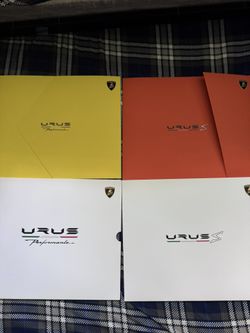 Lamborghini Urus S & Performante Design Sketch Set (Official Dealer Piece)