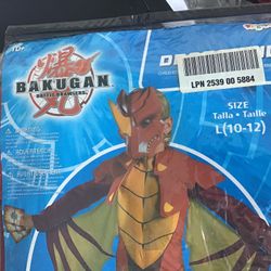NWT Disguise Halloween Bakugan Battle Brawlers   Kids Costume L (10-12)