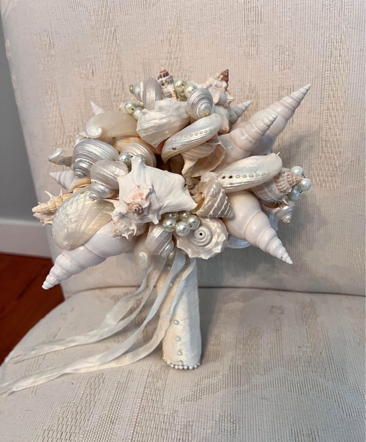 Custom Shell Bridal Bouquet
