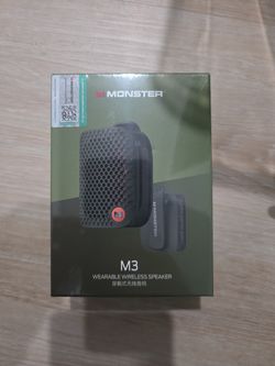 Monster Wearable Portable Bluetooth Clip-on Speakers