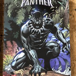 Large 36”x24”x1 Marvel Black Panther Wall Art🔥