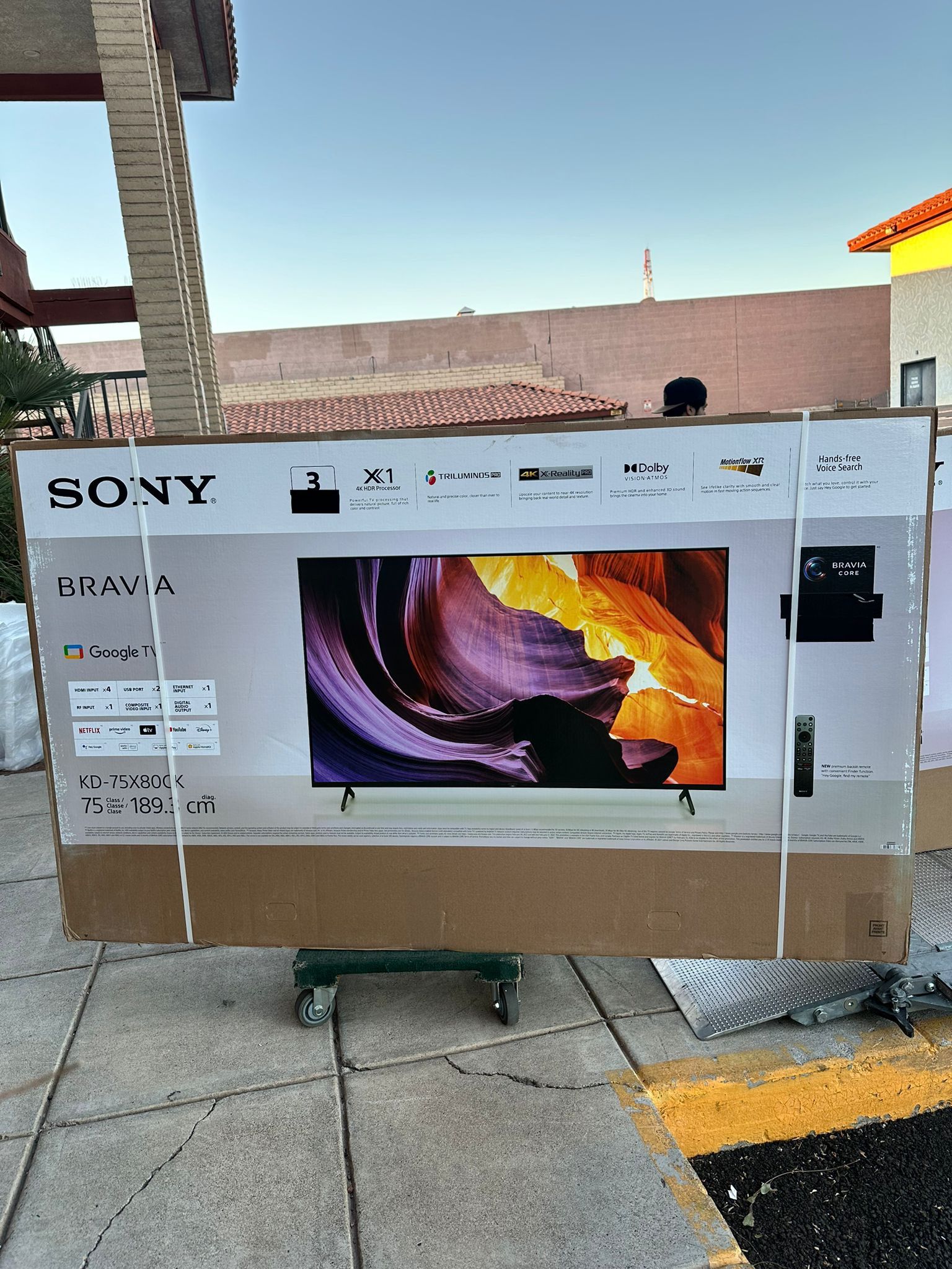 75” SONY BRAVÍA X80K 4K SMART TV