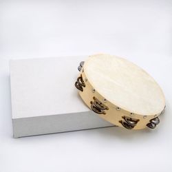 Cardinal Percussion 10-inch Tambourine with Head - Double Row