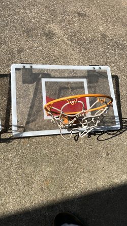 Basketball hoops that go on your door