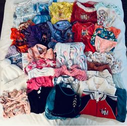 Batch #38 - Mixed Lot Baby Girl Clothes - Size 4T