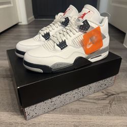 Size 10.5 - Jordan 4 White Cement (2025)
