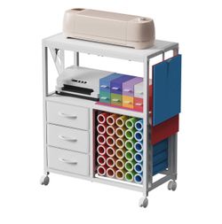 Rolling Craft Storage Cart