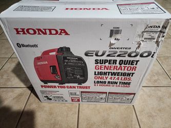 Honda Generator Eu2200i New On Box