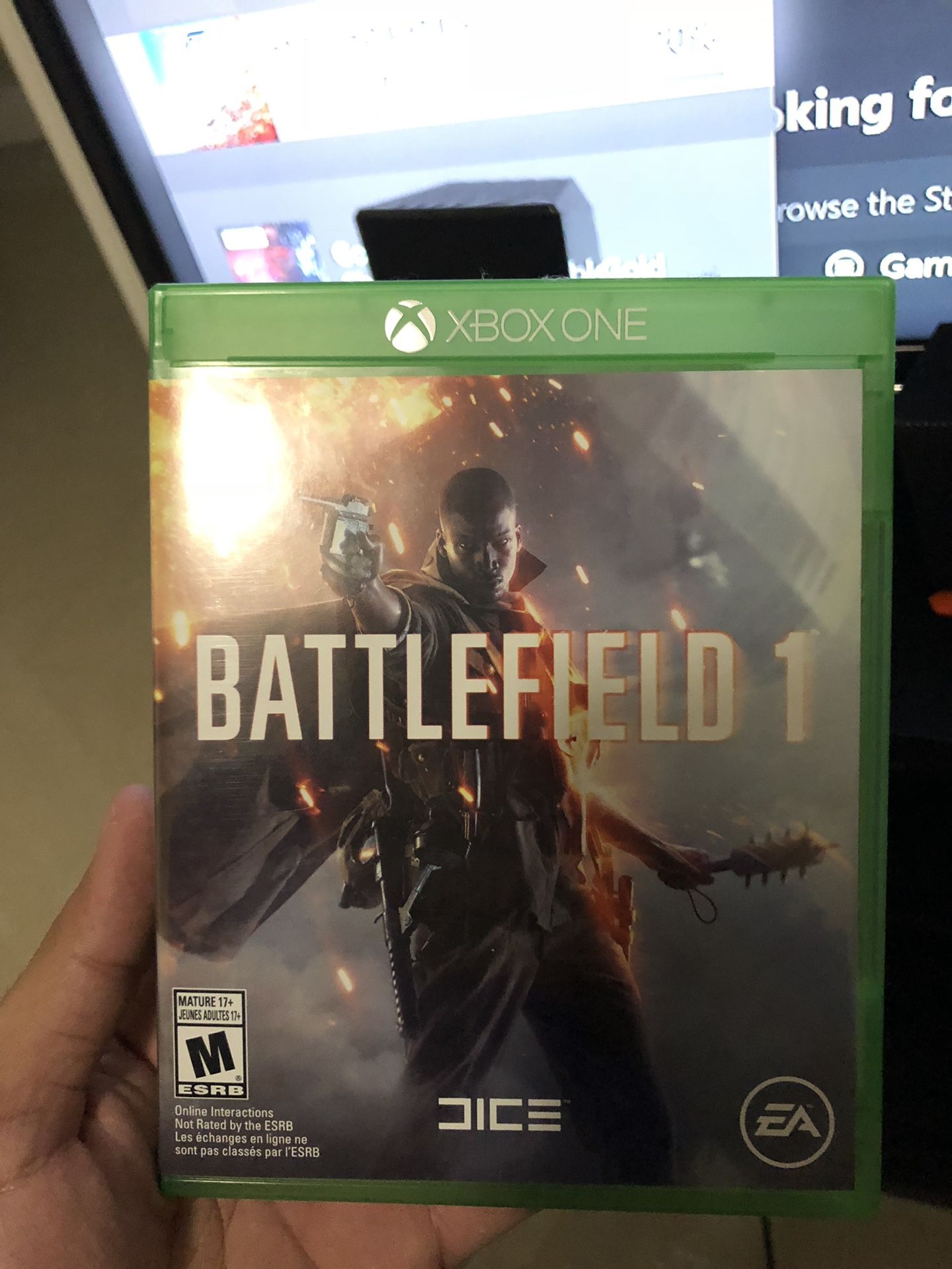 Xbox one battle field 1, call of dury , nba live 15