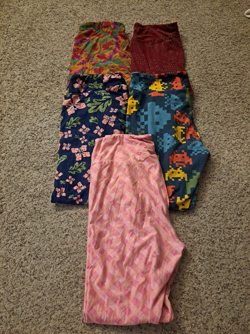 Lularoe Leggings Lot (5)