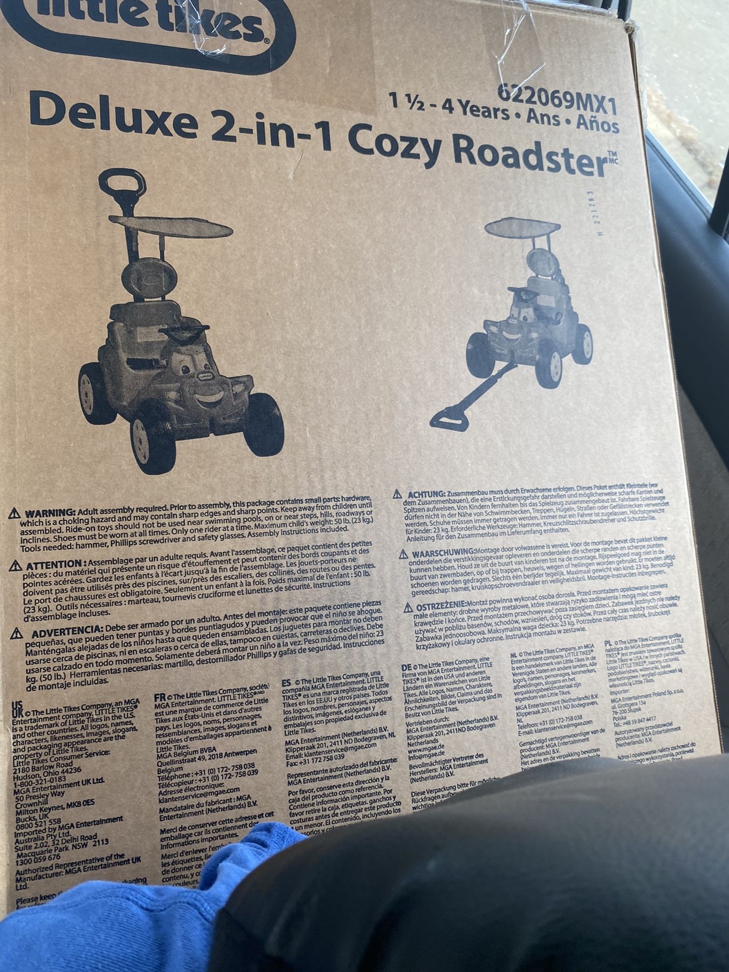 Deluxe 2 In 1 Cozy Roadster