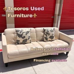 Chaeteau genuine leather sofa