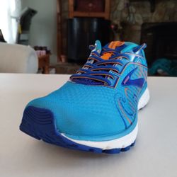 (Size-10) Women's Brooks Ghost 12 Blue "Best Fest" Limited Running Shoe 1203051B482
 