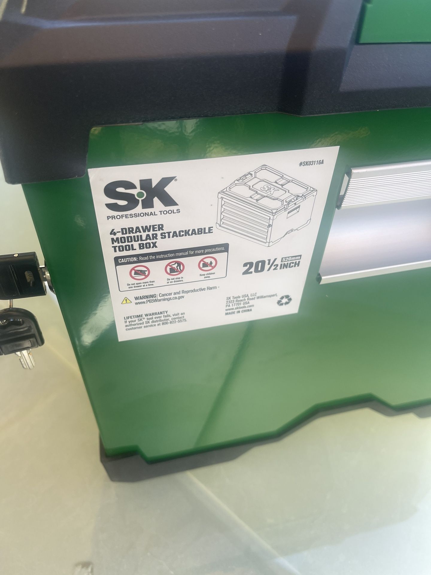 SK 4 Drawer Tool Box