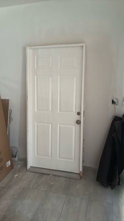 Fire barrier door
