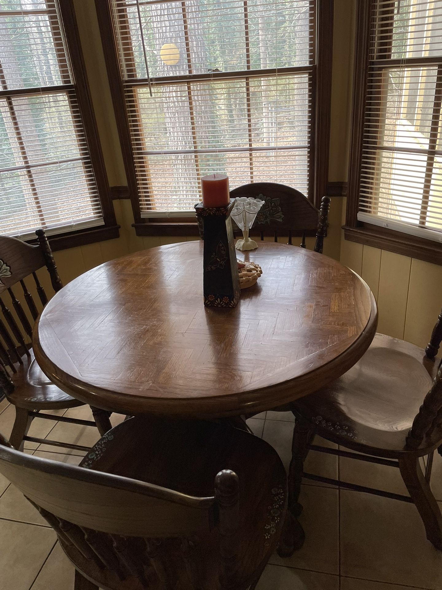 Kitchen Table And Two Chairs