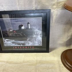 Wall Art: "Integrity" Lighthouse Picture 