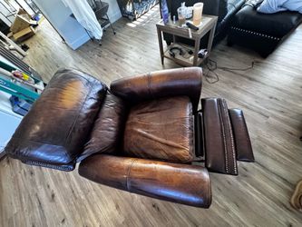 Used leather recliner