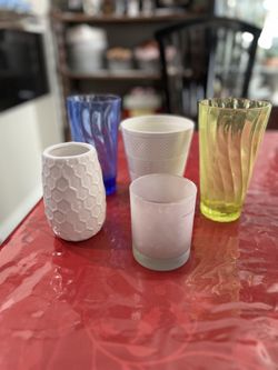 Five Beautiful vases 