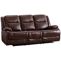 Brand new Canmov Manual Standard Recliner Brown Leather Recliner