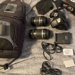 Complete Photography Setup - Canon Rebel T2i