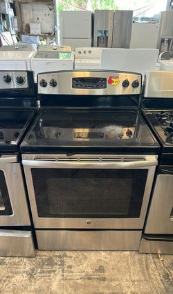 GE Stainless Steel Electric Range Self-Clean
