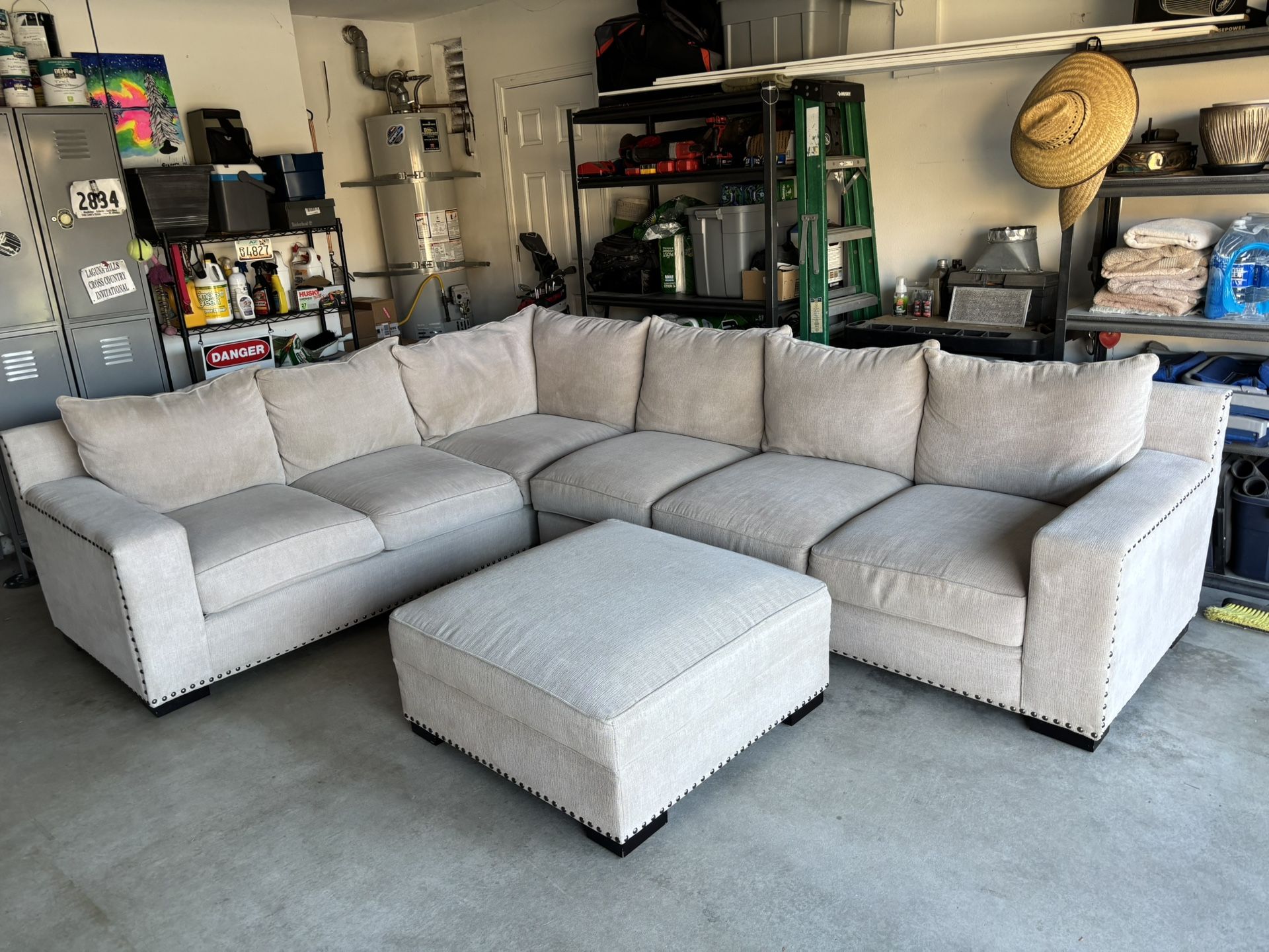 Section L Couch w/Ottoman