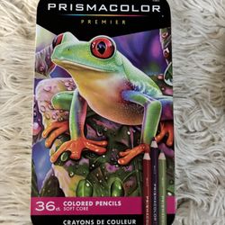 Prisma color colored pencils and sharpener