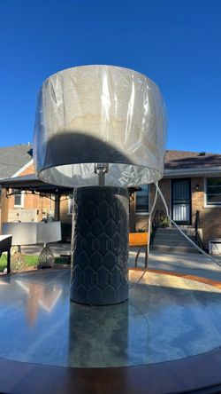 Ceramic Table Lamp with Shade