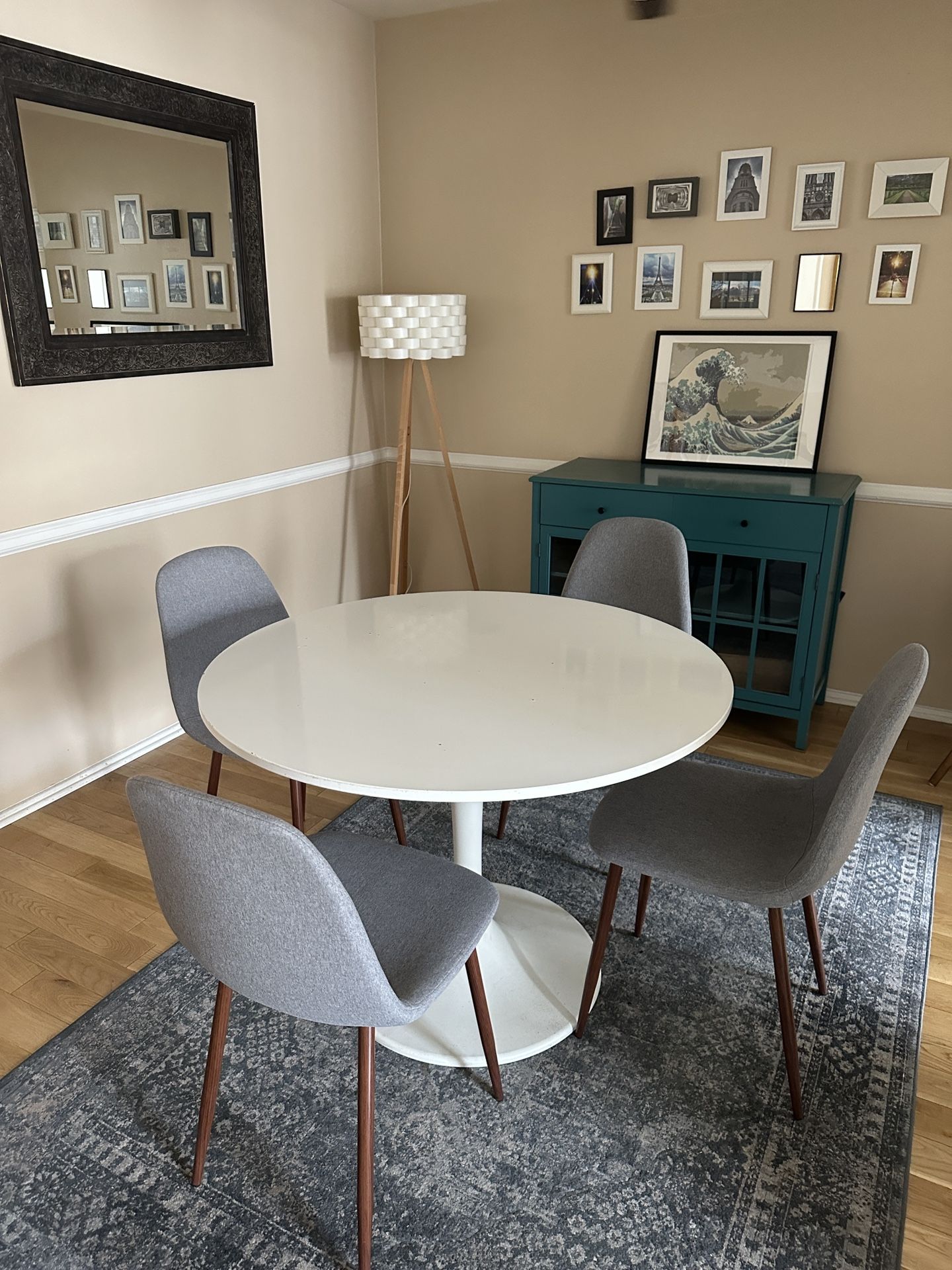 IKEA Round White Table