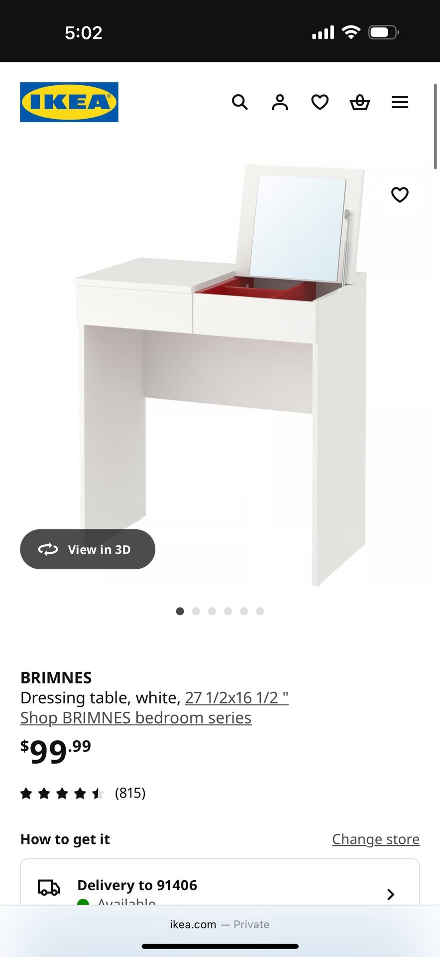 IKEA Vanity