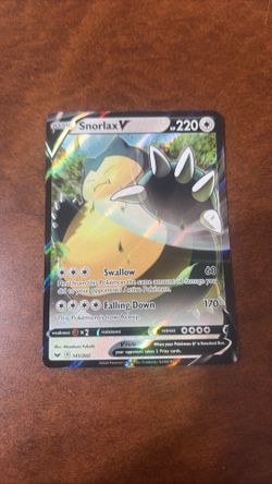 Pokémon Snorlax V Ultra Rare Holo