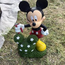 Mickey Mouse garden statue