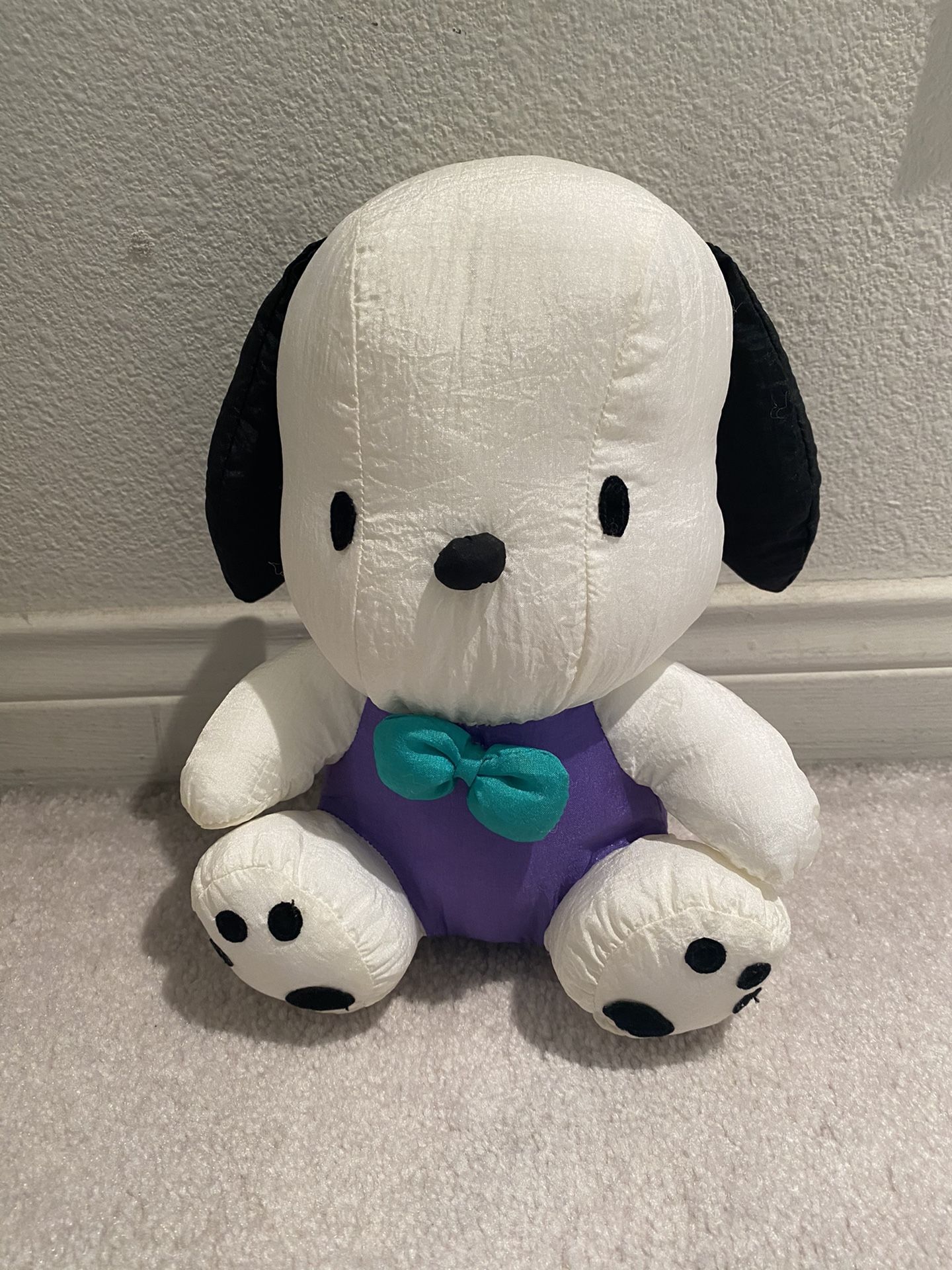 Vintage 1995 Sanrio Pochacco, Nylon doll