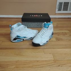 New White/ University Bule-black Jordan MVP's