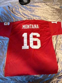 Joe Montana #16 San Francisco 49ers Football Jersey
