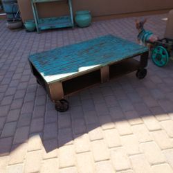 Rustic Industrial Southwest Coffee Table