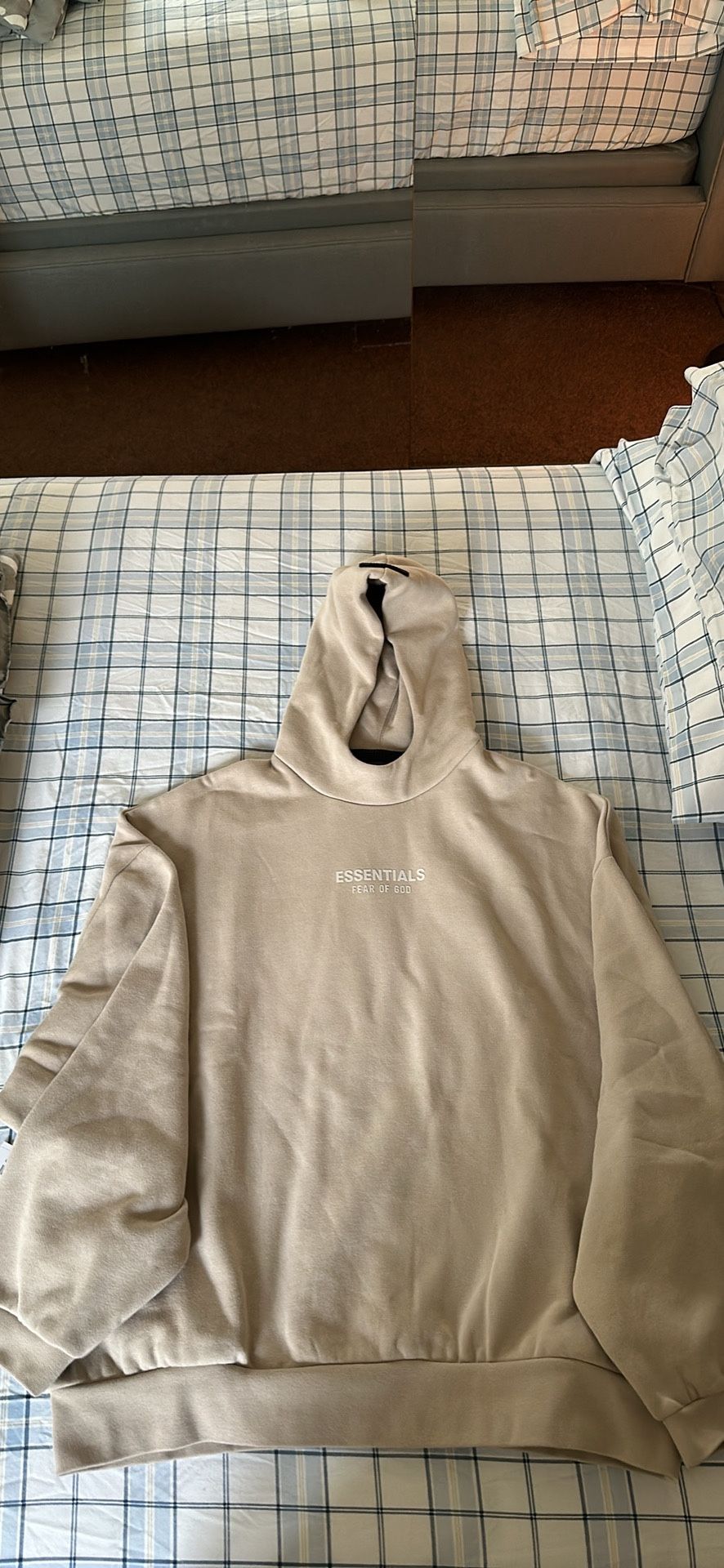 Essentials Hoodie SW23 Beige Size L Brand New