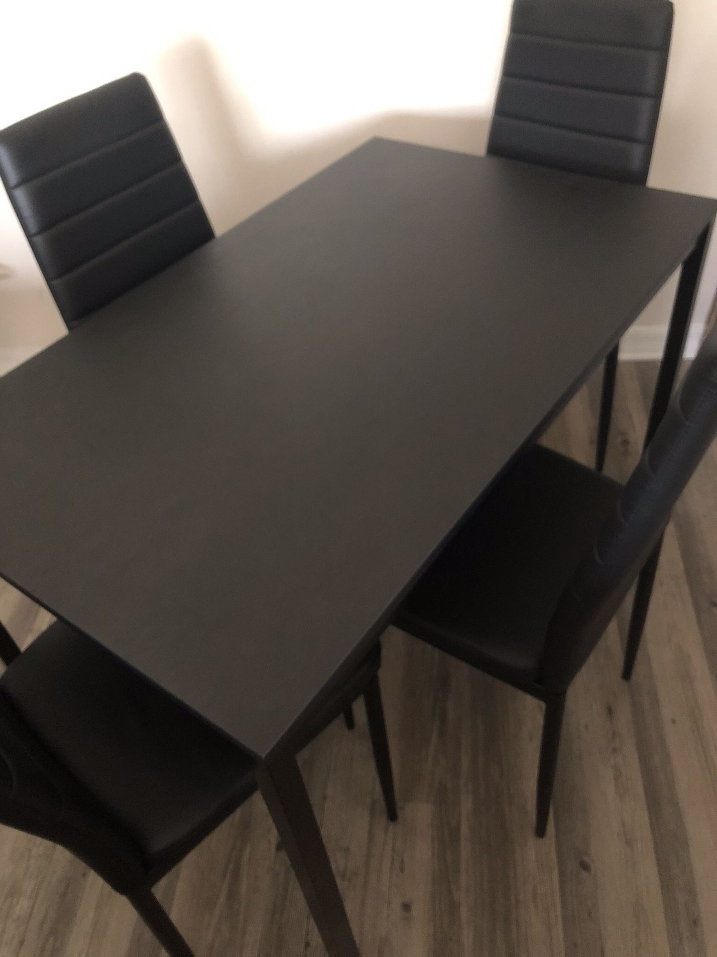 IKEA - Kitchen Dining Room Table + Four (4) Dining Chairs (Like New!)