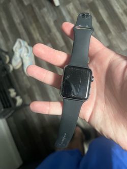 Apple Watch with Black Sport Band