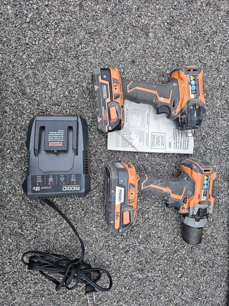 Ridgid Stealth And Hammer Drill
