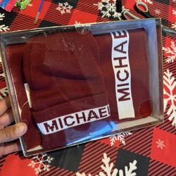 Michael Kors Scarf And Hat Set 