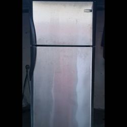 REFRIGERATOR..    110V.  FRIDGE STAINLESS WORKS EXCELLENT 