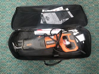Sawzall, Tools-Power RIDGID in case Used