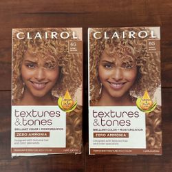 Clairol TEXTURES And TONES Brilliant Color + Moisturization; ZERO AMMONIA: #6G Honey Blonde (2 For $8)