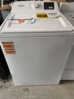 Whirlpool washer new